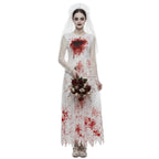 2 Piece Mesh Bloody Bride Costume Set - Image 5