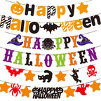 Halloween Paper Banner Garland - Image 2