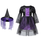 Enchanting Witch Costume for Kids with Hat