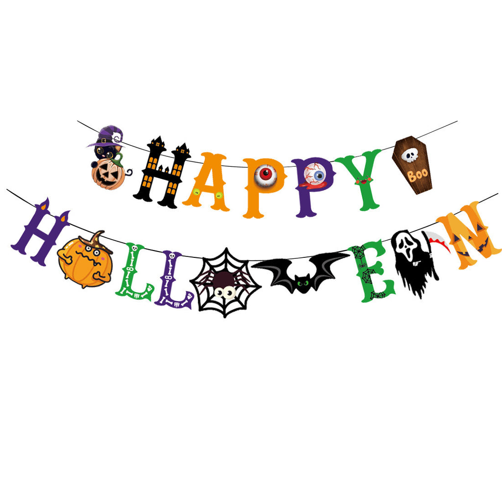 Halloween Paper Banner Garland - Image 5