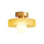Modern Round Glass Ceiling Light LED Pendant - Image 9