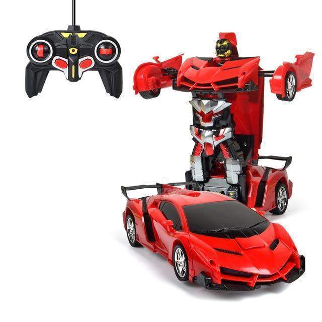 Remote Control Car with Robot Transformation & LED Lights