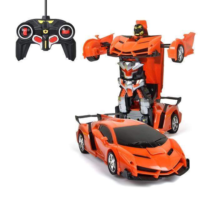 Remote Control Car with Robot Transformation & LED Lights - Image 7