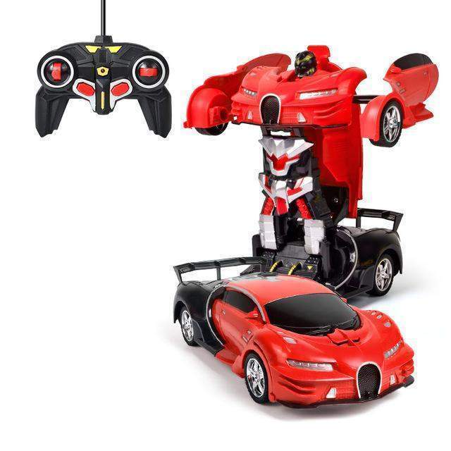 Remote Control Car with Robot Transformation & LED Lights - Image 5