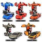 Remote Control Car with Robot Transformation & LED Lights - Image 2