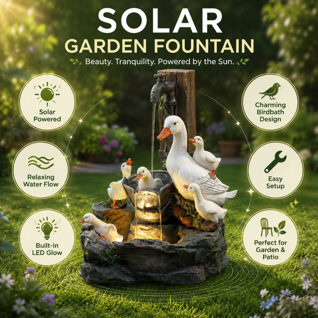 Bird Bath Fountain Solar Powered - Image 4