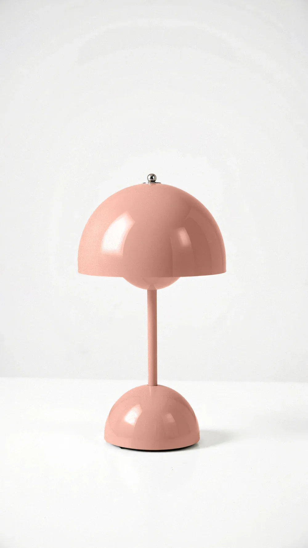 Wireless Round Metal Table Lamp Rechargeable Touch Dimmable - Image 19