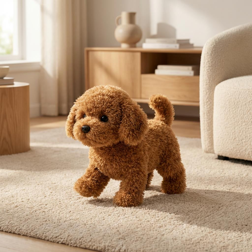 Interactive Plush Dog Toy Walking Barking Puppy