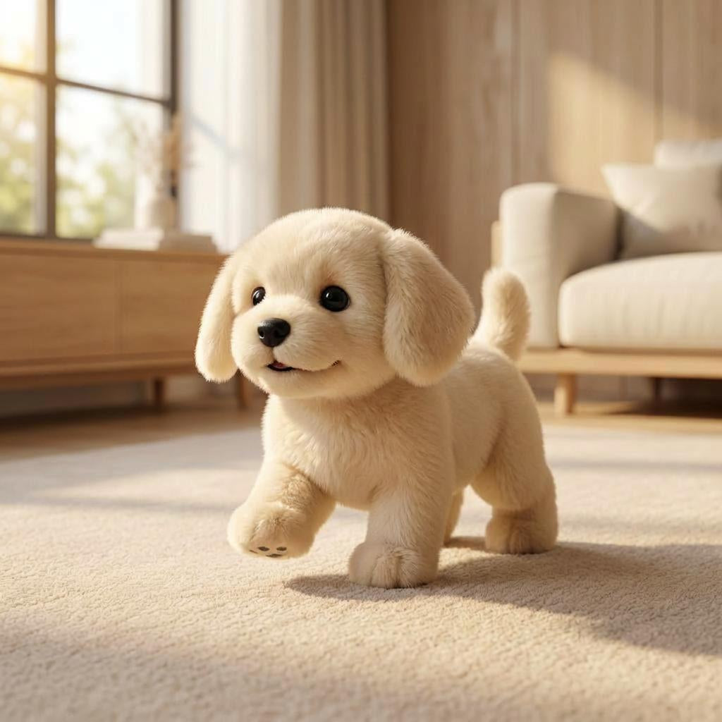 Interactive Plush Dog Toy Walking Barking Puppy - Image 7
