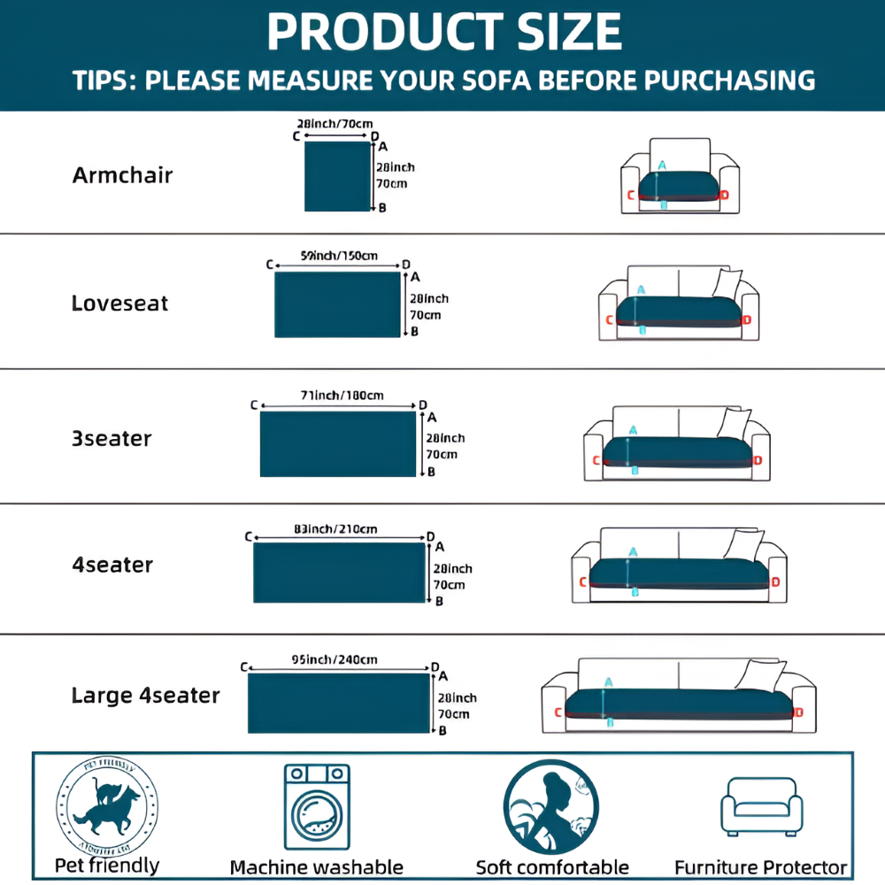 Dog Couch Cover Mat Non Slip - Image 37
