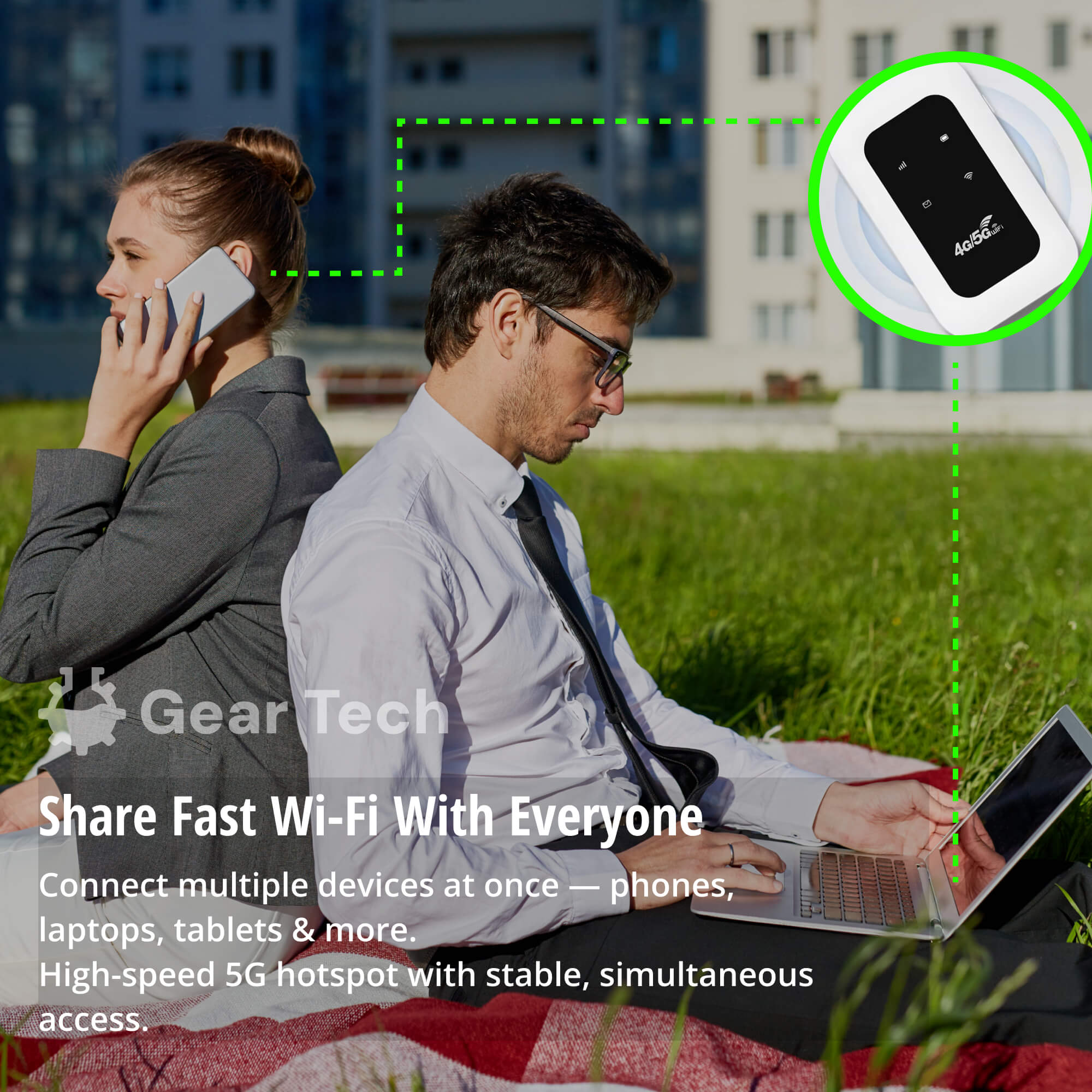 Portable Wi‑Fi Router Travel, Camping & Home Backup - Image 7