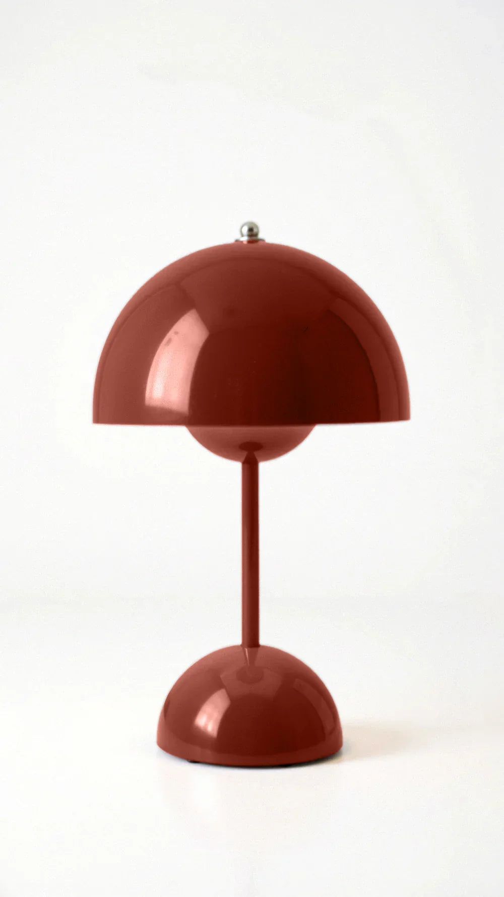 Wireless Round Metal Table Lamp Rechargeable Touch Dimmable - Image 20