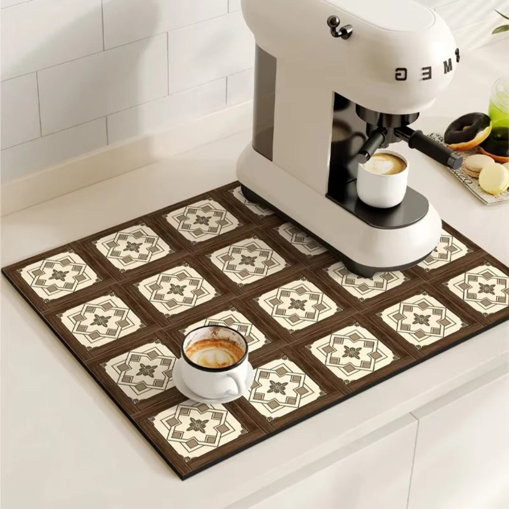 Coffee Bar & Sink Mat Absorbent & Stylish Pattern - Image 10