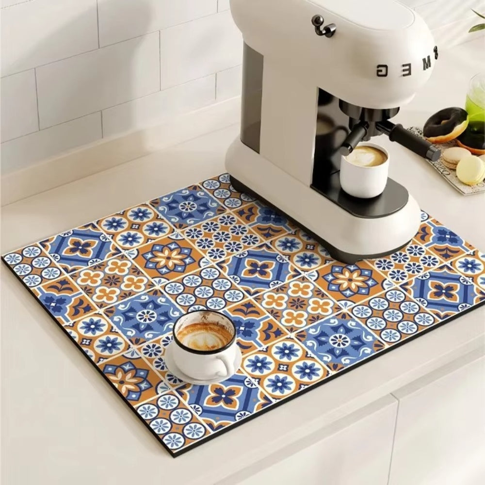 Coffee Bar & Sink Mat Absorbent & Stylish Pattern - Image 11