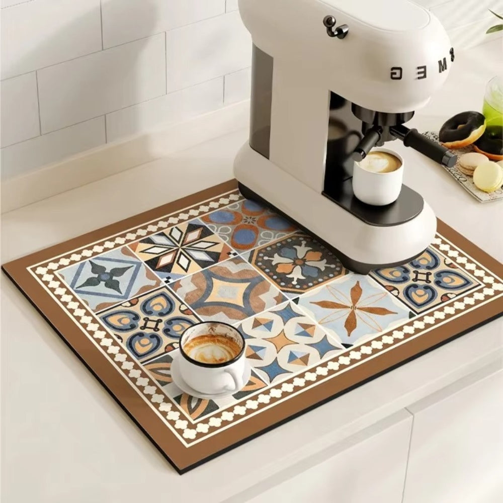Coffee Bar & Sink Mat Absorbent & Stylish Pattern - Image 14