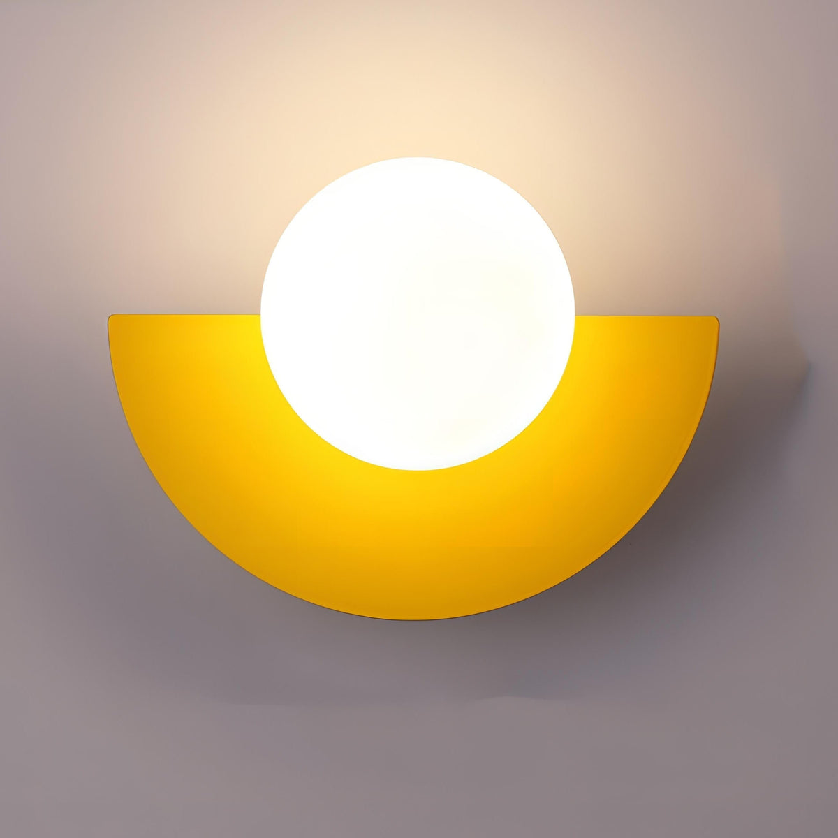 Nordic Semicircle Metal Wall Sconce Integrated LED - Image 5
