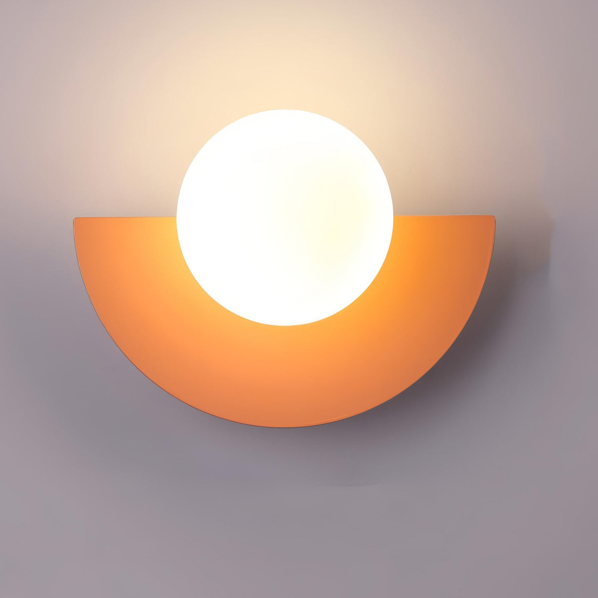 Nordic Semicircle Metal Wall Sconce Integrated LED - Image 9
