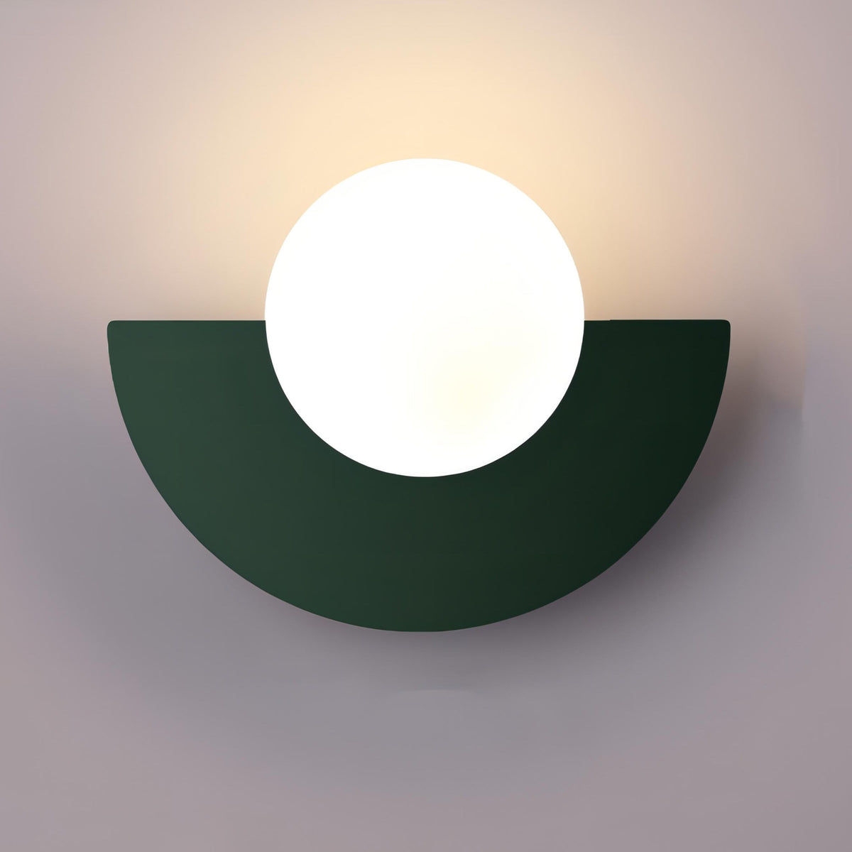 Nordic Semicircle Metal Wall Sconce Integrated LED - Image 8