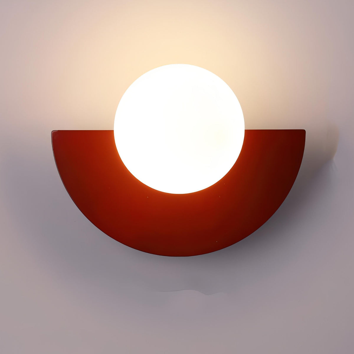 Nordic Semicircle Metal Wall Sconce Integrated LED - Image 6