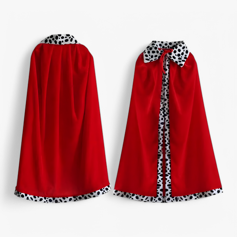 Kids 3 Piece Velvet King Costume - Image 2