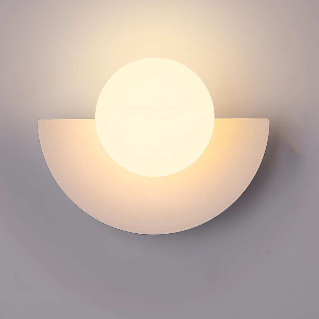 Nordic Semicircle Metal Wall Sconce Integrated LED - Image 7