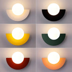 Nordic Semicircle Metal Wall Sconce Integrated LED - Image 3
