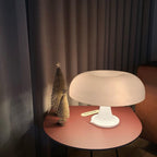 Scandinavian Dome Plastic Mushroom Table Lamp Glare Free Glow
