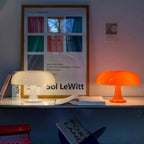Scandinavian Dome Plastic Mushroom Table Lamp Glare Free Glow - Image 2