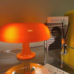 Scandinavian Dome Plastic Mushroom Table Lamp Glare Free Glow - Image 3