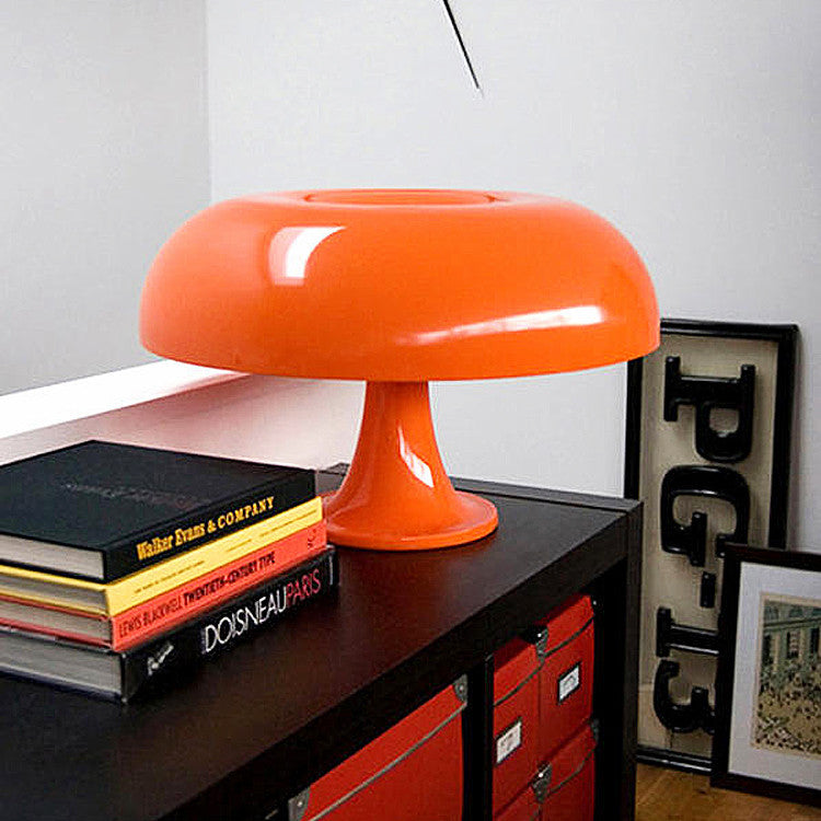 Scandinavian Dome Plastic Mushroom Table Lamp Glare Free Glow - Image 4