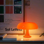 Scandinavian Dome Plastic Mushroom Table Lamp Glare Free Glow - Image 6