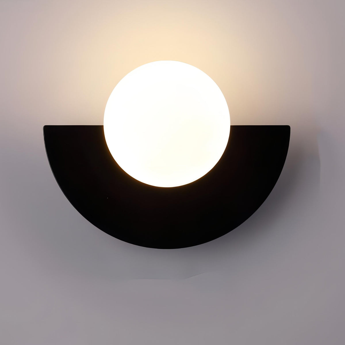 Nordic Semicircle Metal Wall Sconce Integrated LED - Image 10