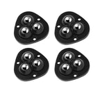 4 Piece Self Adhesive Caster Wheels 360 Degree Swivel