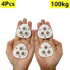 4 Piece Self Adhesive Caster Wheels 360 Degree Swivel - Image 2