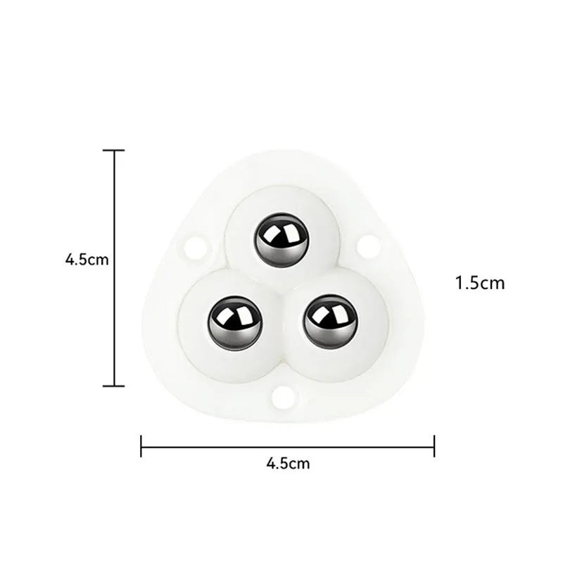 4 Piece Self Adhesive Caster Wheels 360 Degree Swivel - Image 4