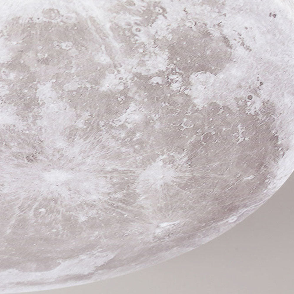 Moon Round Flush Ceiling Light Soft Ambient Indoor Lighting - Image 22
