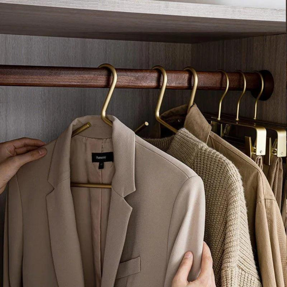 5‑Piece Anti‑Slip Wardrobe Hanger Set - Image 3