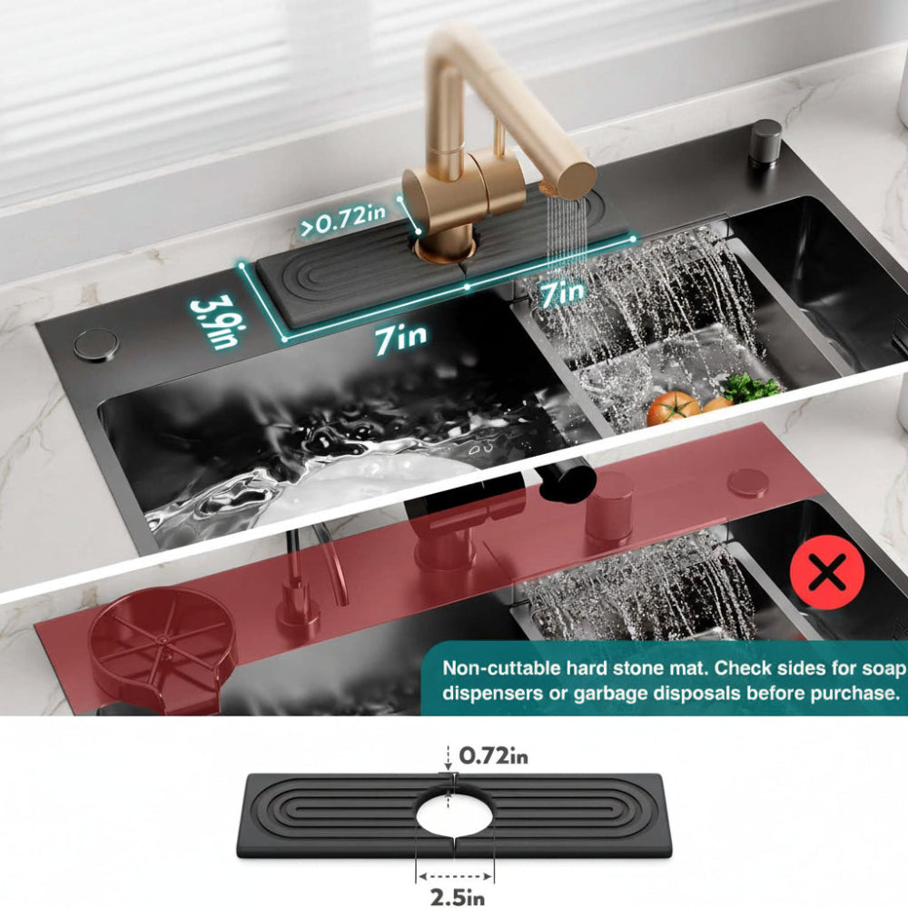 Diatomite Stone Faucet Mat Fast Drying - Image 6