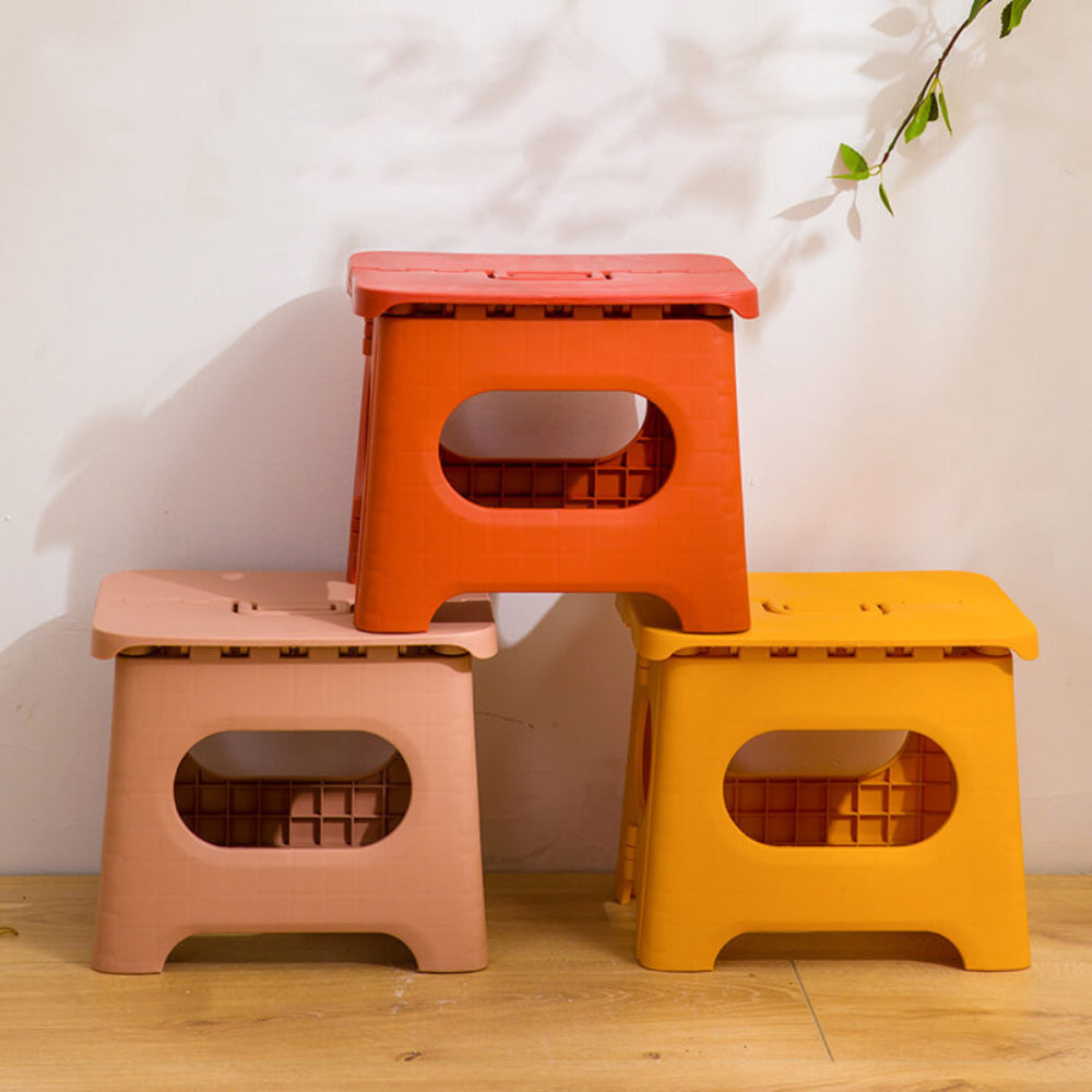 Foldable Step Stool Portable design for home and travel use