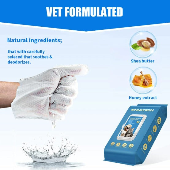 Gentle Pet Wipe Gloves for Daily Care - Image 3