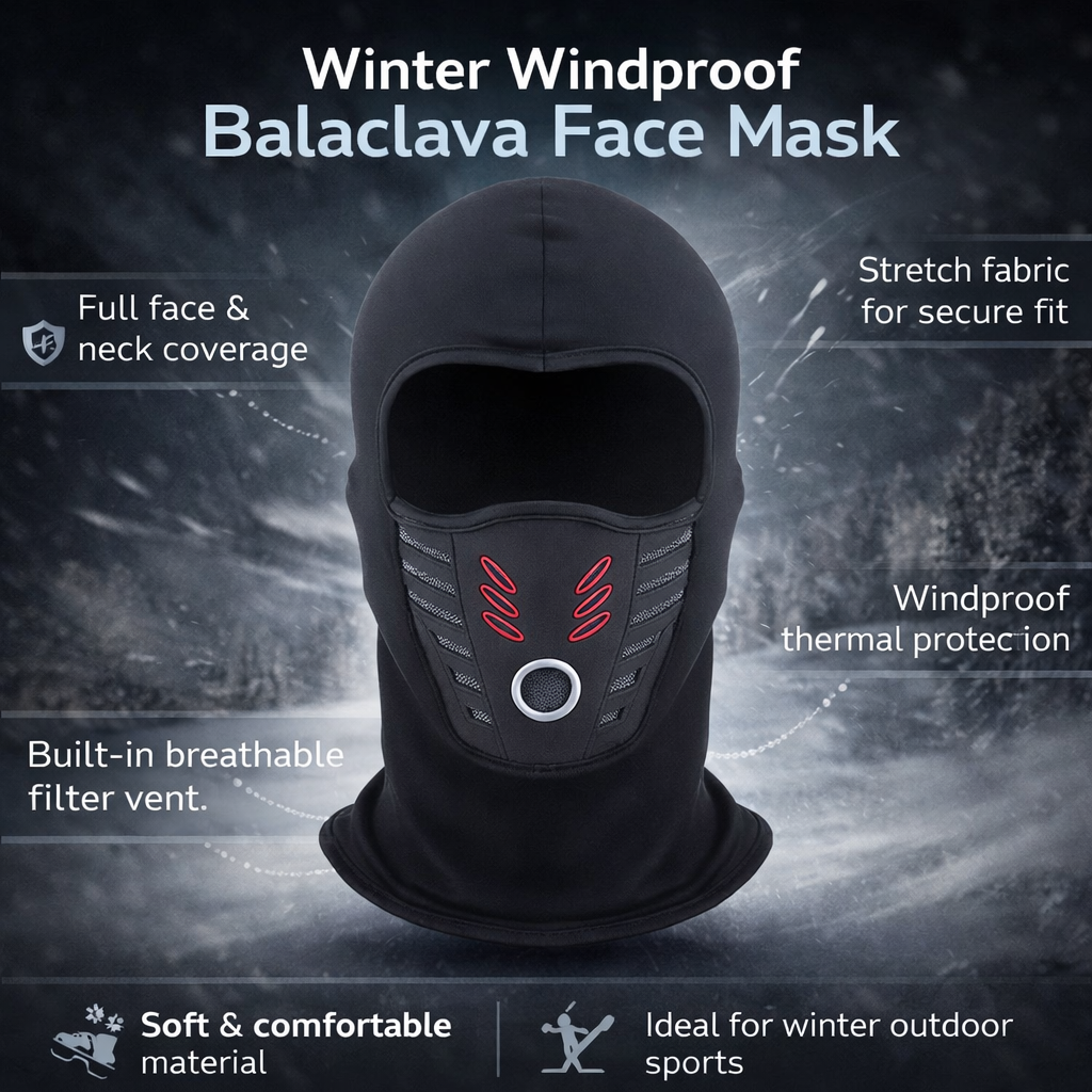 Balaclava Ski Mask Windproof - Image 11