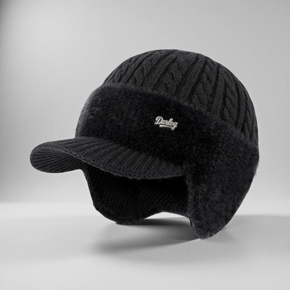Knit Trapper Hat Ear Flaps - Image 3