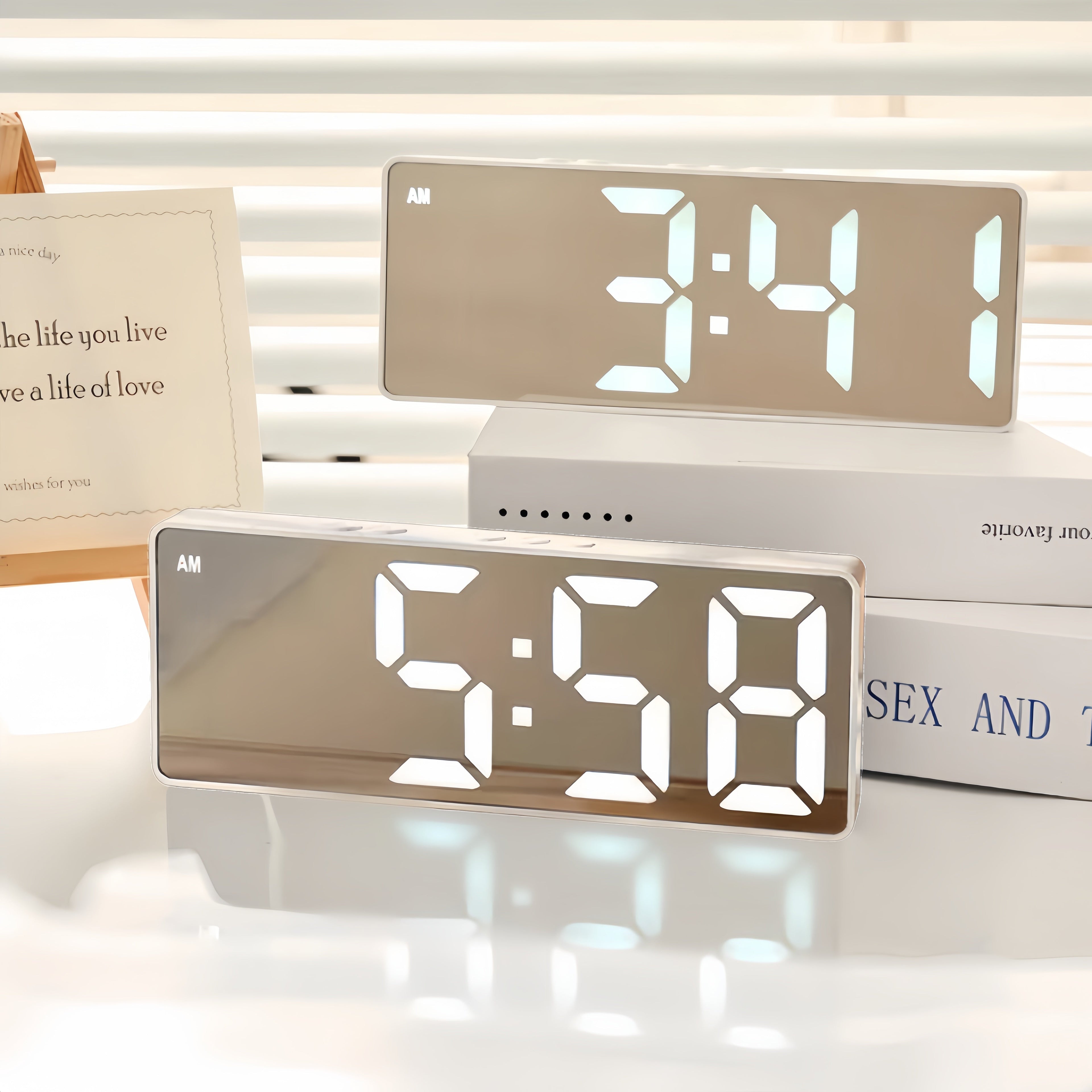 Home Alarm Clock Sunrise Light Digital Wake-Up Display - Image 5