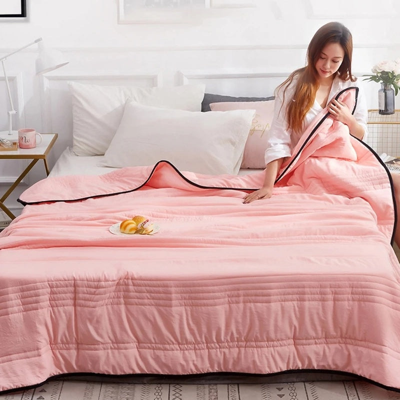 Lightweight Breathable Cooling Blanket for Comfortable Sleep - Image 11