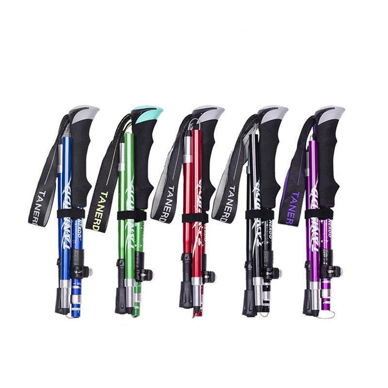 Hiking Poles Adjustable Foldable Sticks for Walking & Trekking - Image 8