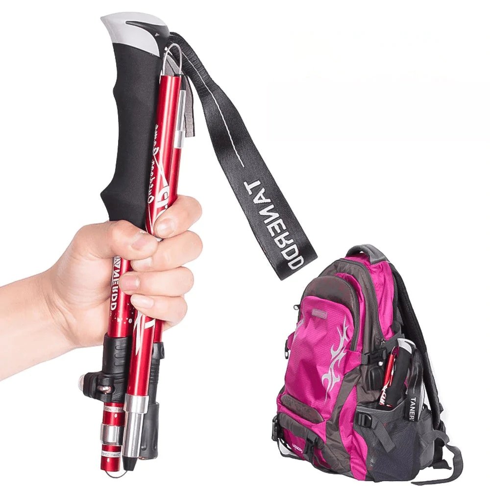 Hiking Poles Adjustable Foldable Sticks for Walking & Trekking - Image 9