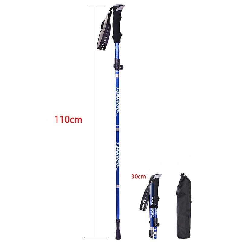 Hiking Poles Adjustable Foldable Sticks for Walking & Trekking - Image 11