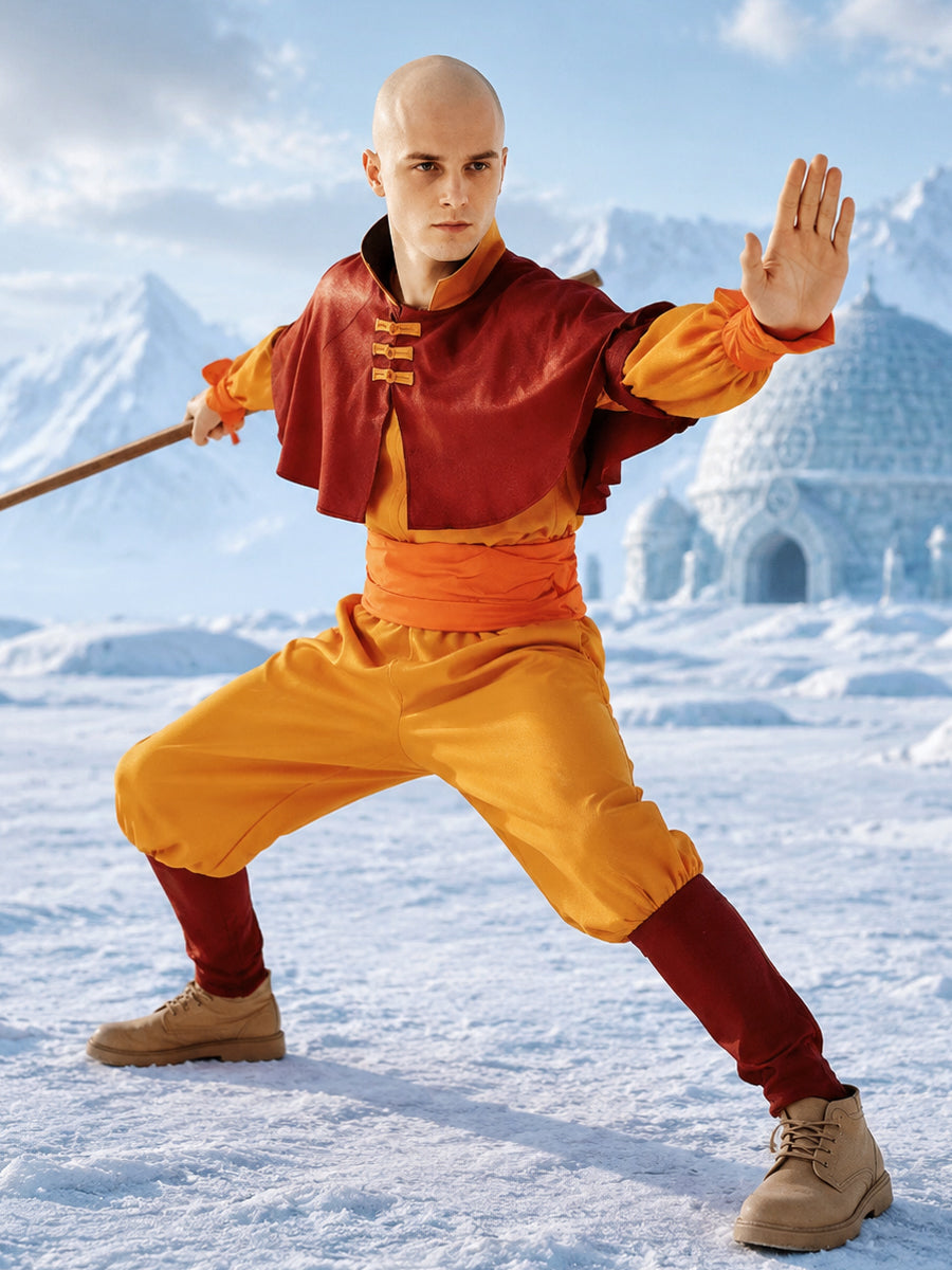 Adult Kids Cosplay Costume Animated Monk - Image 11