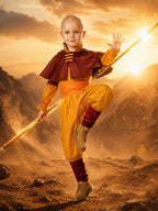 Adult Kids Cosplay Costume Animated Monk - Image 5