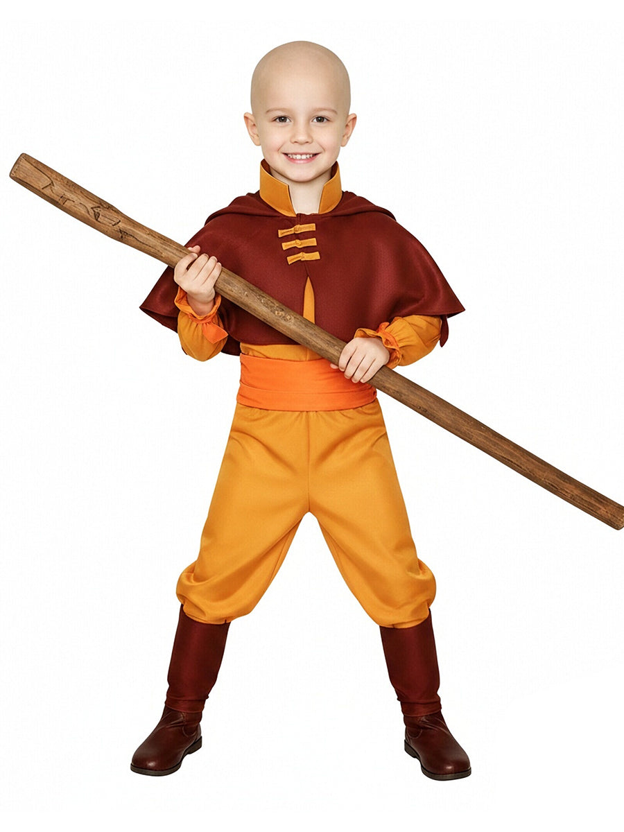 Adult Kids Cosplay Costume Animated Monk